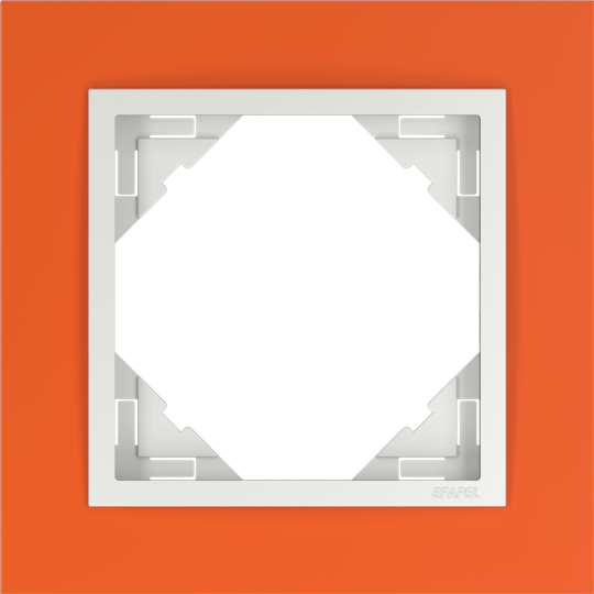 Rámeček jednonásobný LOGUS, ANIMATO / oranžová / ledová