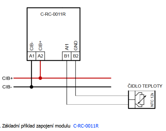 C-RC-0011R CIB, nástěnný ovladač, antracit/antracit
