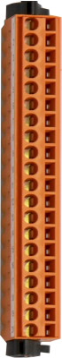 Connector, screwless 20pin
