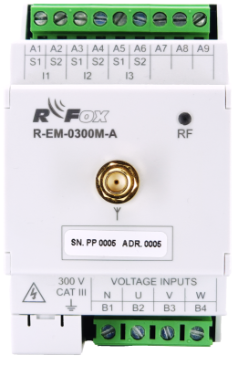 R-EM-0300M-A, 3f electricity meter