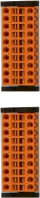 2 connectors, screwless type,  2x20 pin